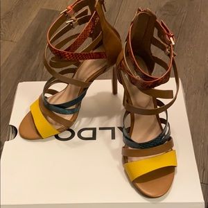 Aldo Valencia Multicolor Strappy Heel